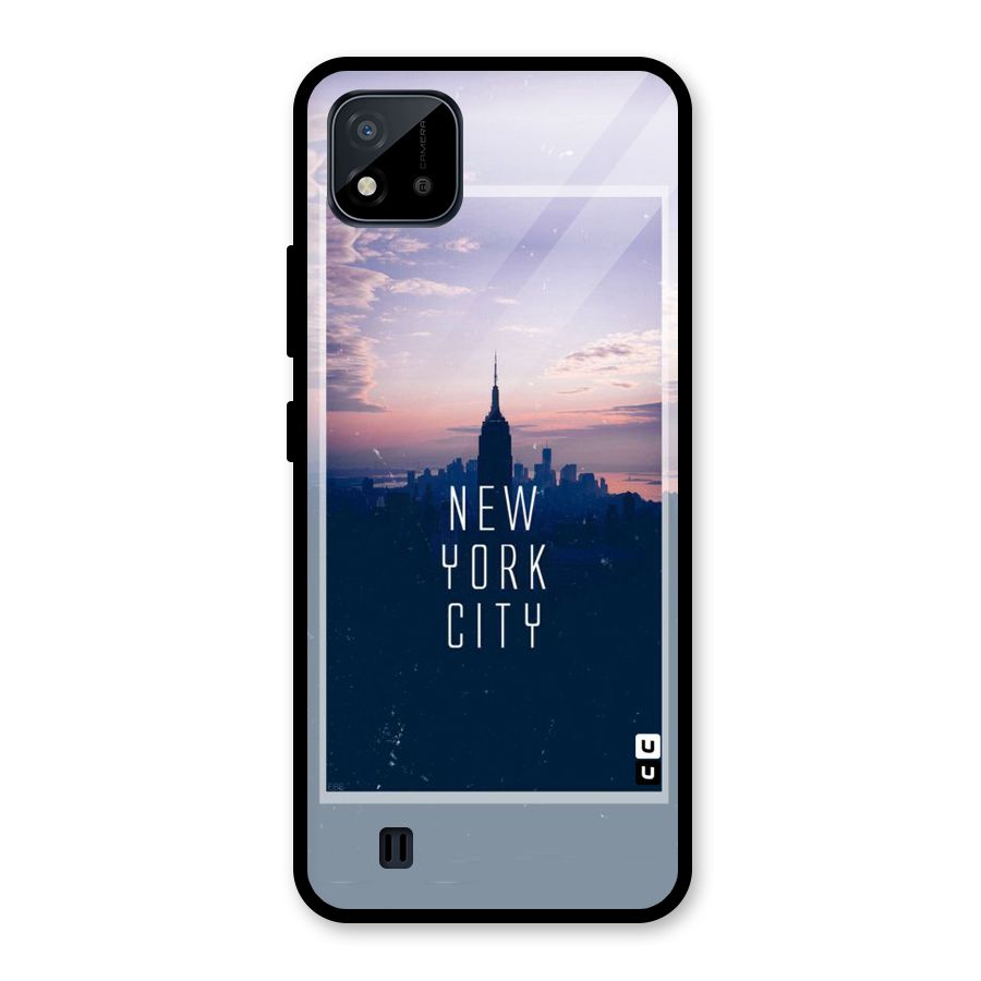 Sleepless City Glass Back Case for Realme C11 2021