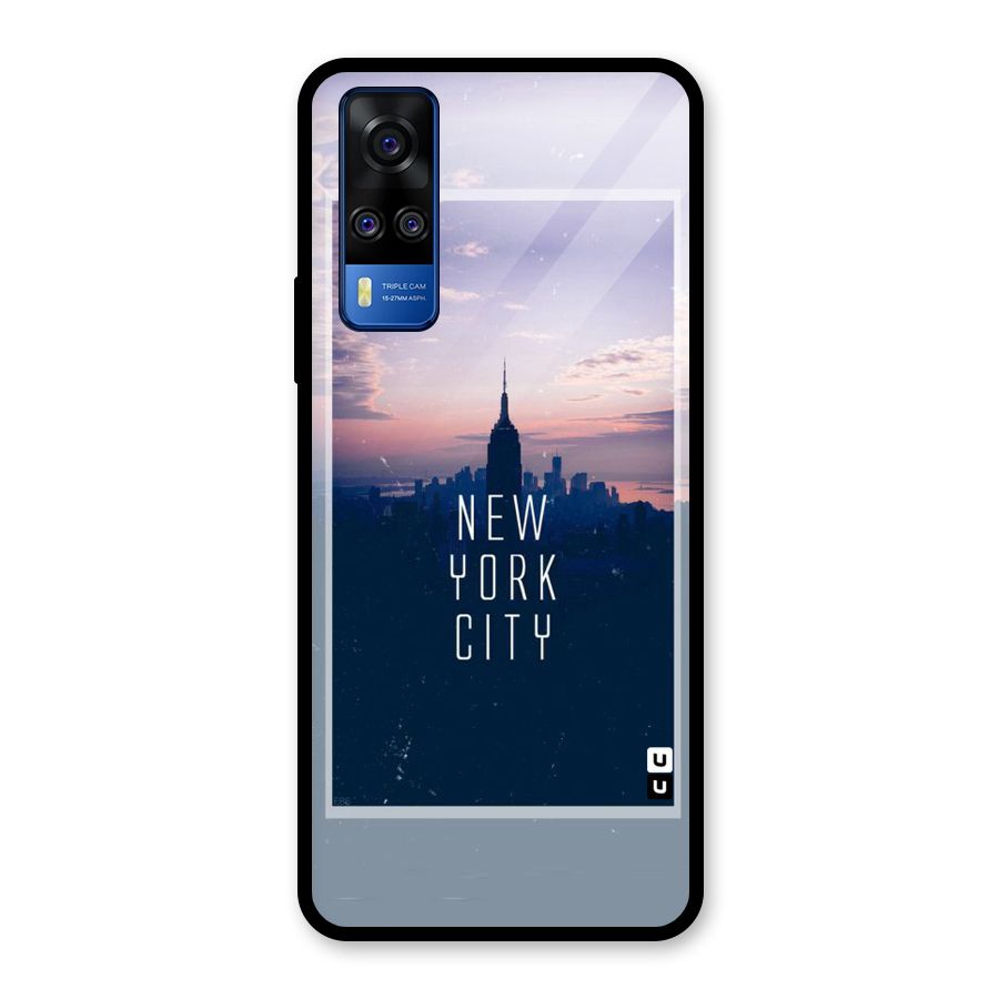 Sleepless City Glass Back Case for Vivo Y31