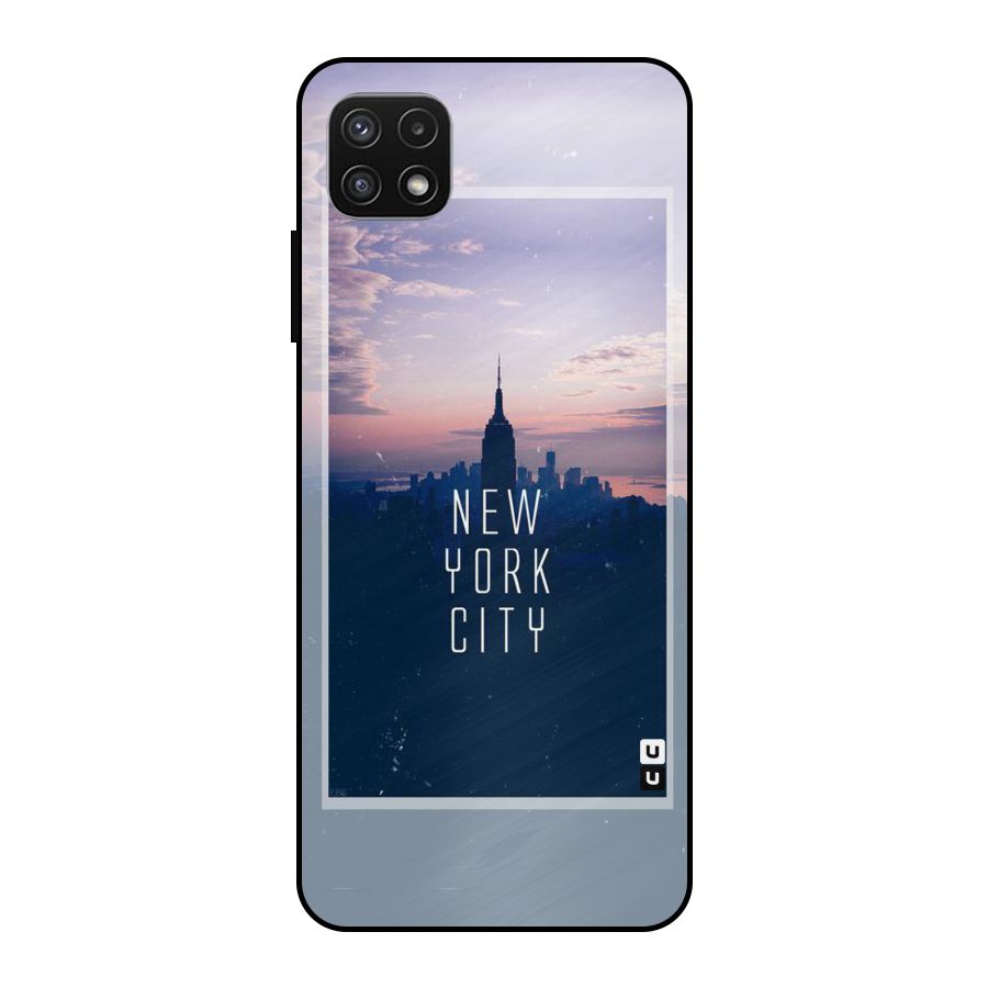Sleepless City Metal Back Case for Galaxy A22 5G