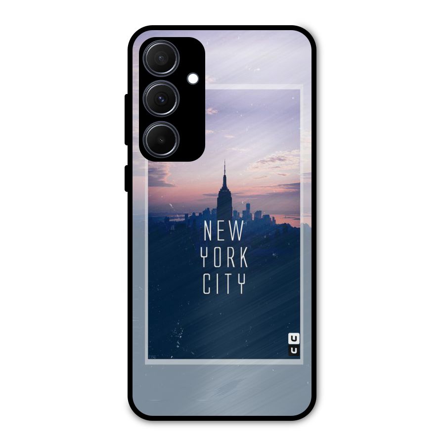 Sleepless City Metal Back Case for Galaxy A35