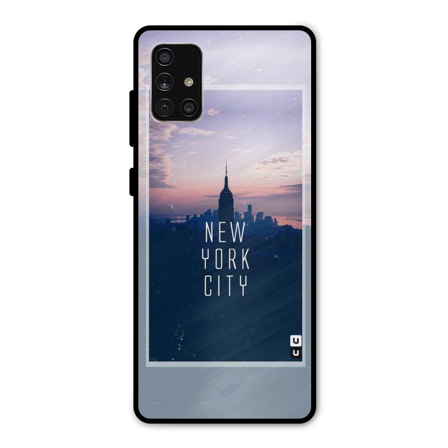 Sleepless City Metal Back Case for Galaxy A71