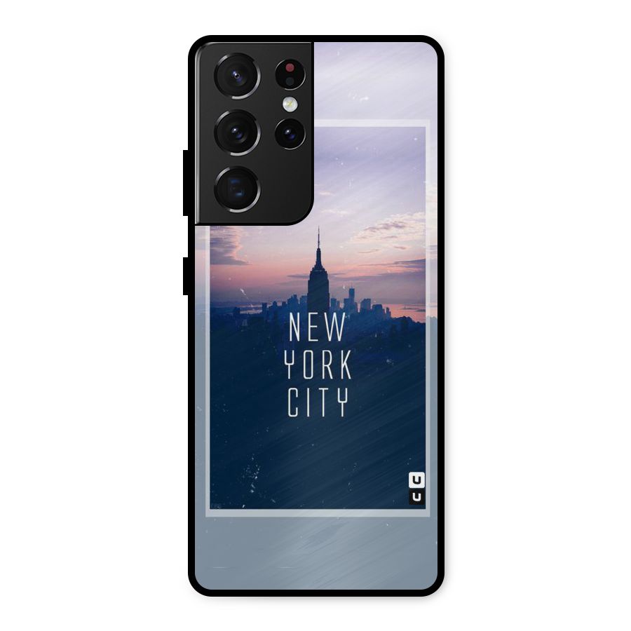 Sleepless City Metal Back Case for Galaxy S21 Ultra 5G