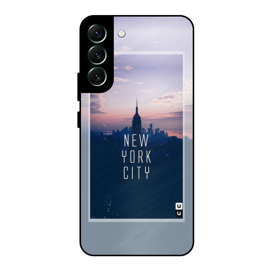 Sleepless City Metal Back Case for Galaxy S22 Plus 5G