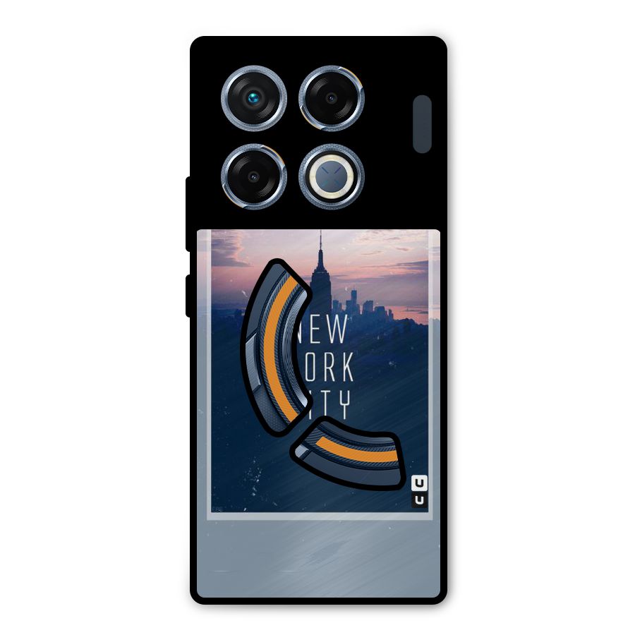 Sleepless City Metal Back Case for Infinix GT 20 Pro