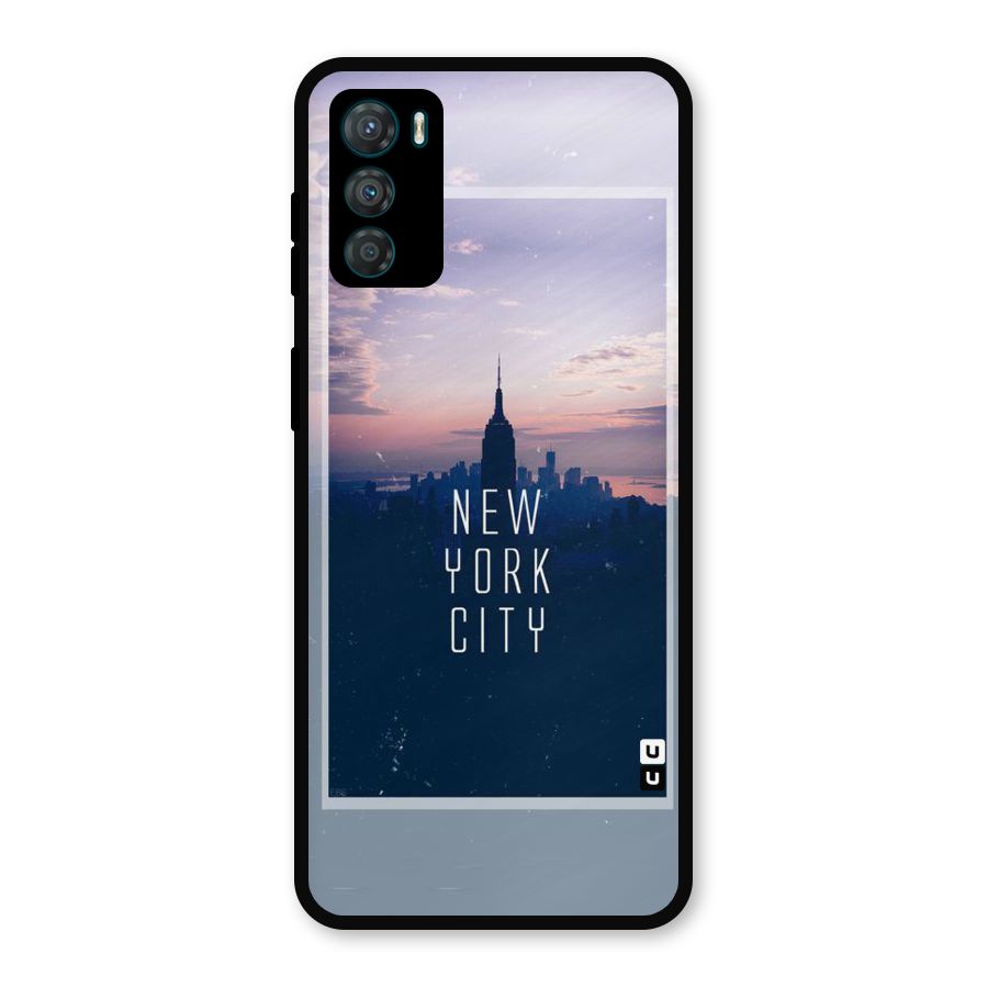 Sleepless City Metal Back Case for Moto G42