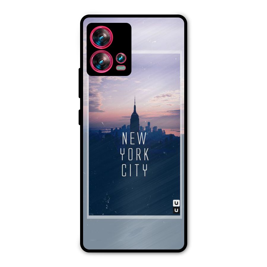 Sleepless City Metal Back Case for Motorola Edge 30 Fusion
