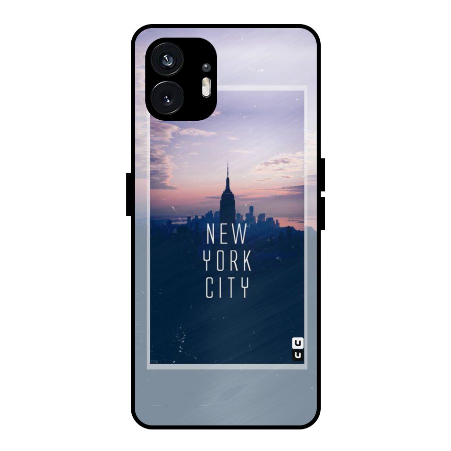 Sleepless City Metal Back Case for Nothing Phone 2