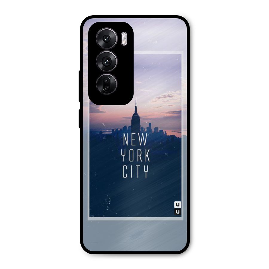 Sleepless City Metal Back Case for Oppo Reno12
