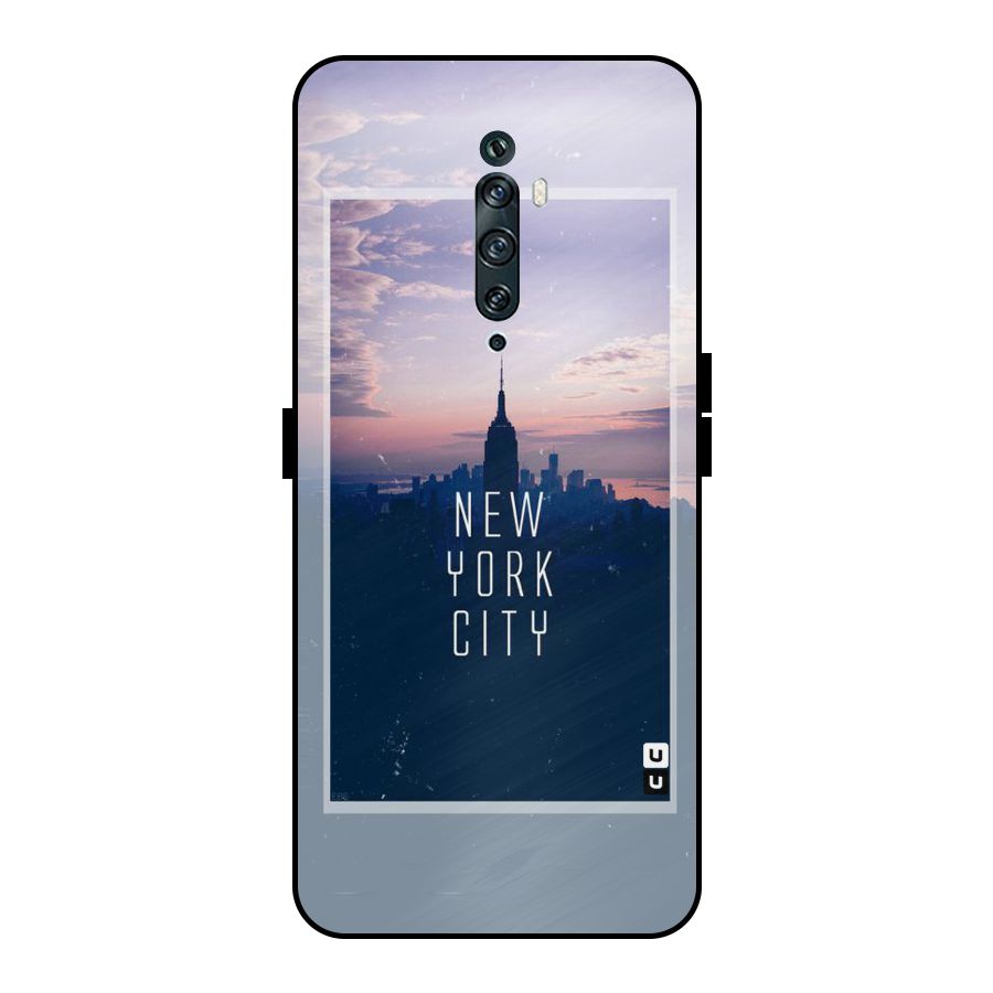 Sleepless City Metal Back Case for Oppo Reno2 Z