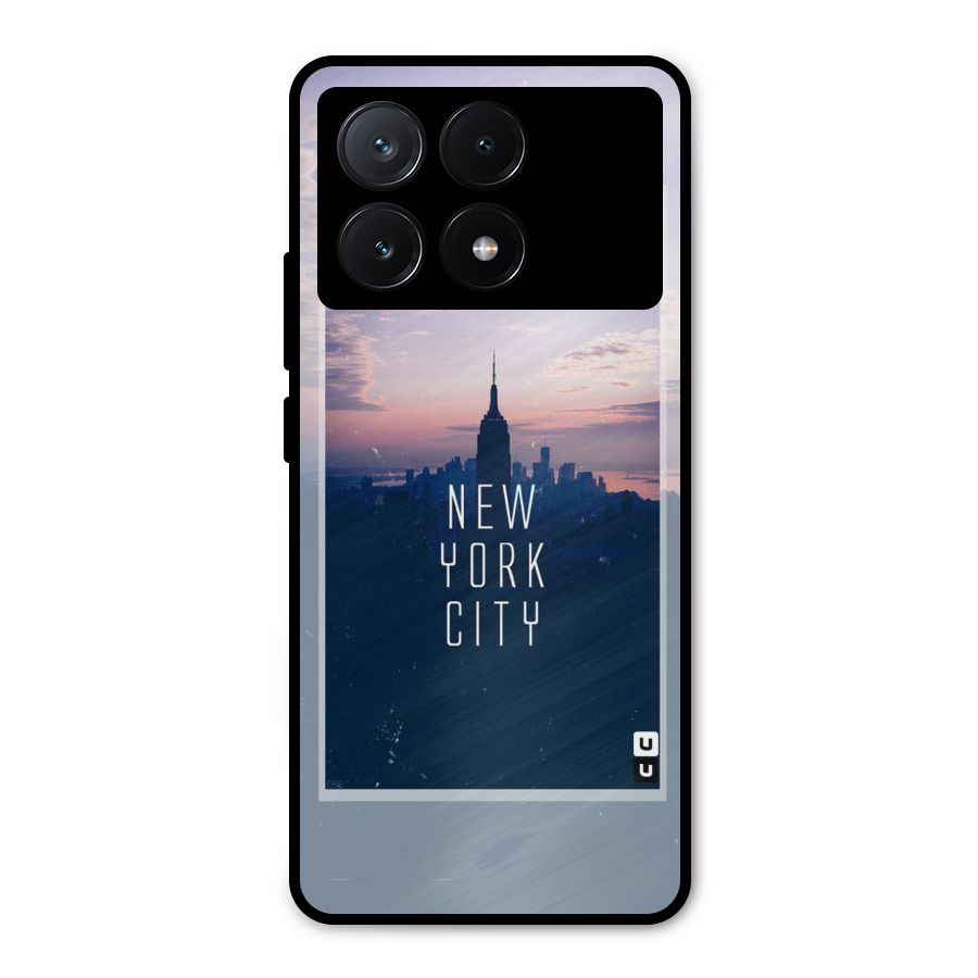 Sleepless City Metal Back Case for Poco X6 Pro