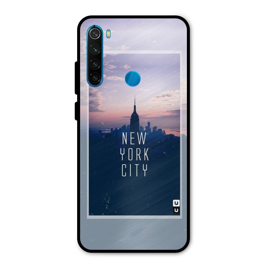 Sleepless City Metal Back Case for Redmi Note 8