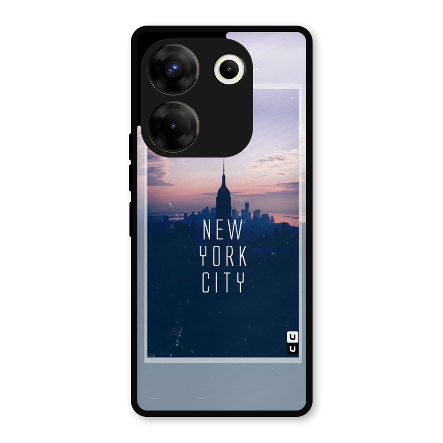 Sleepless City Metal Back Case for Tecno Camon 20