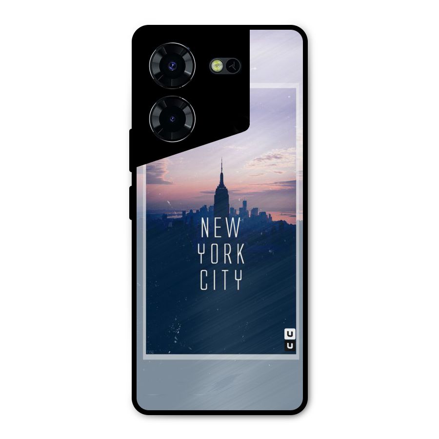 Sleepless City Metal Back Case for Tecno Pova 5 Pro 5G