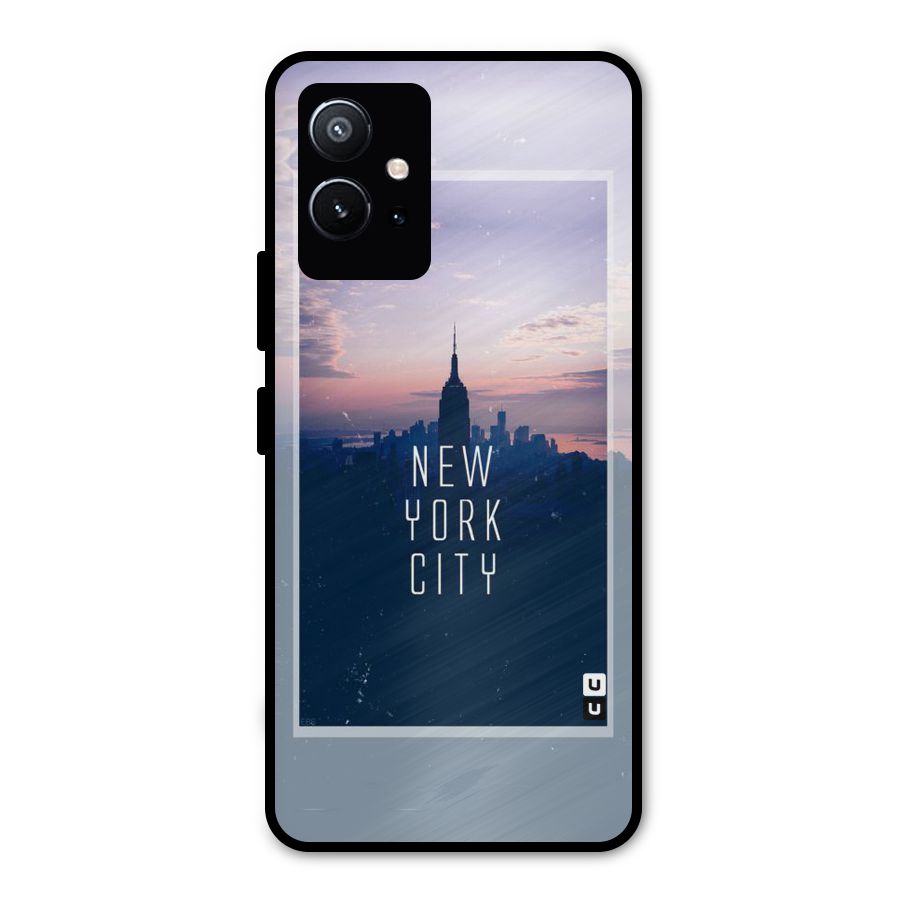 Sleepless City Metal Back Case for Vivo T1 5G