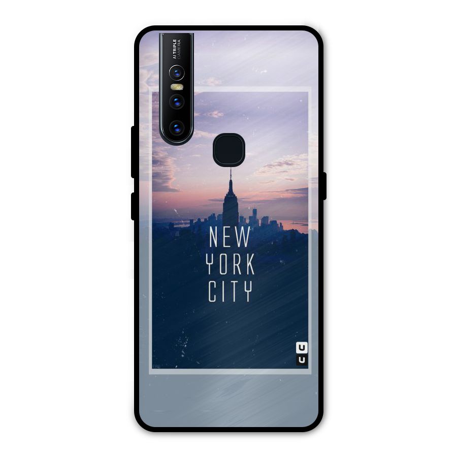 Sleepless City Metal Back Case for Vivo V15
