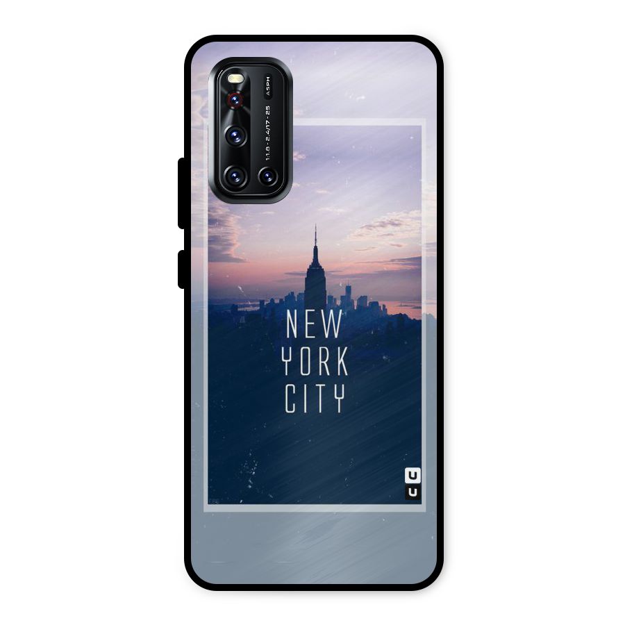Sleepless City Metal Back Case for Vivo V19