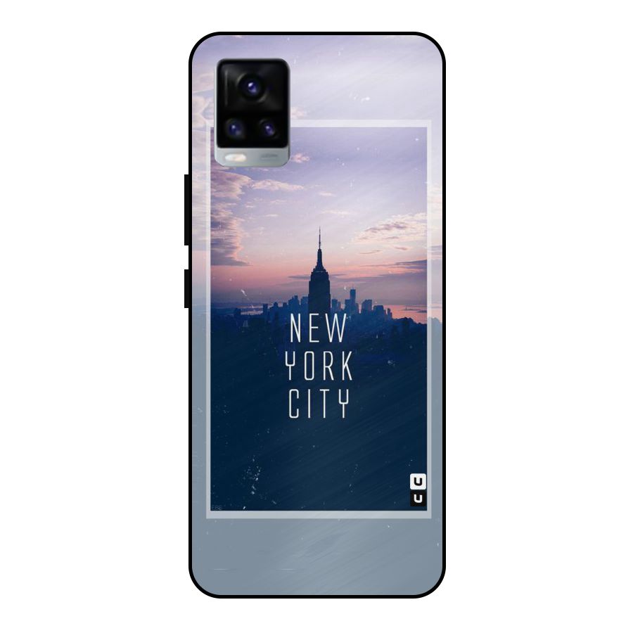 Sleepless City Metal Back Case for Vivo V20 2021