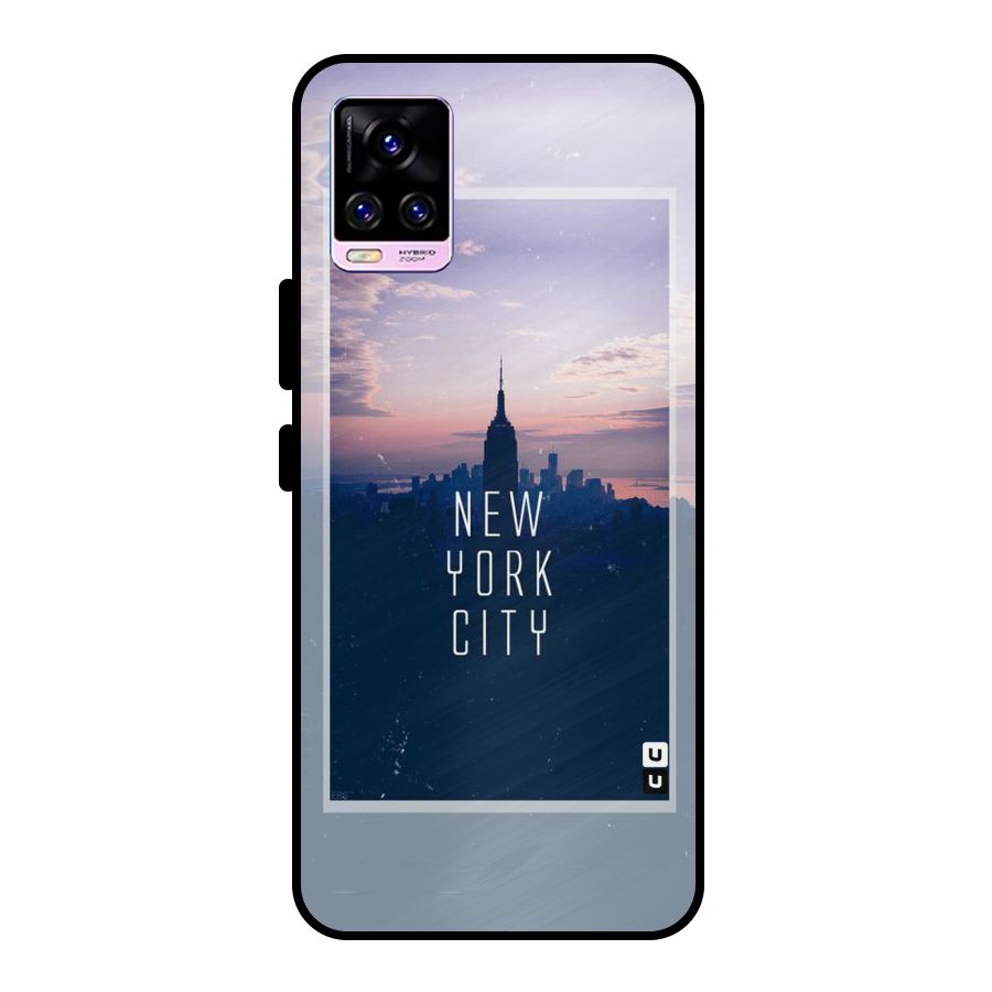 Sleepless City Metal Back Case for Vivo V20 Pro
