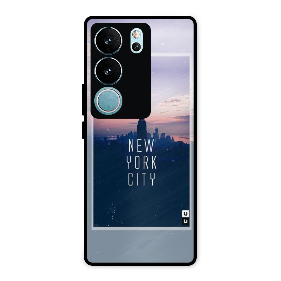 Sleepless City Metal Back Case for Vivo V29 Pro