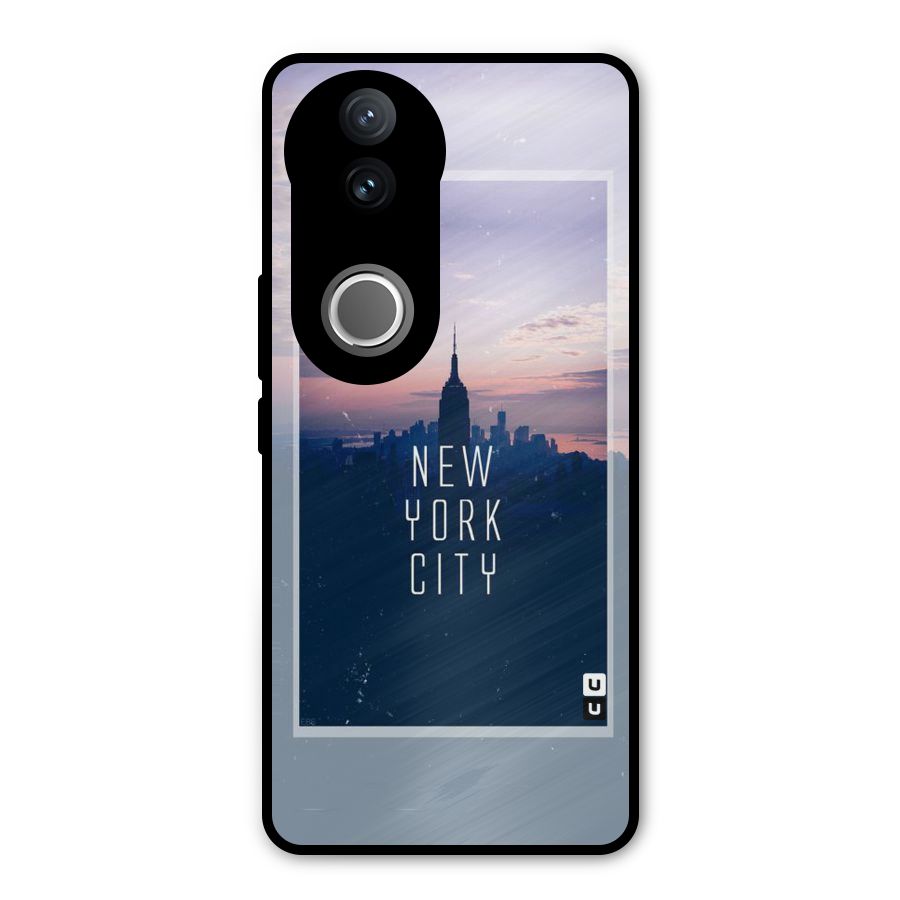 Sleepless City Metal Back Case for Vivo V50e