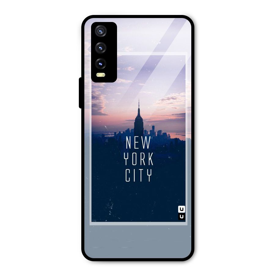 Sleepless City Metal Back Case for Vivo Y20