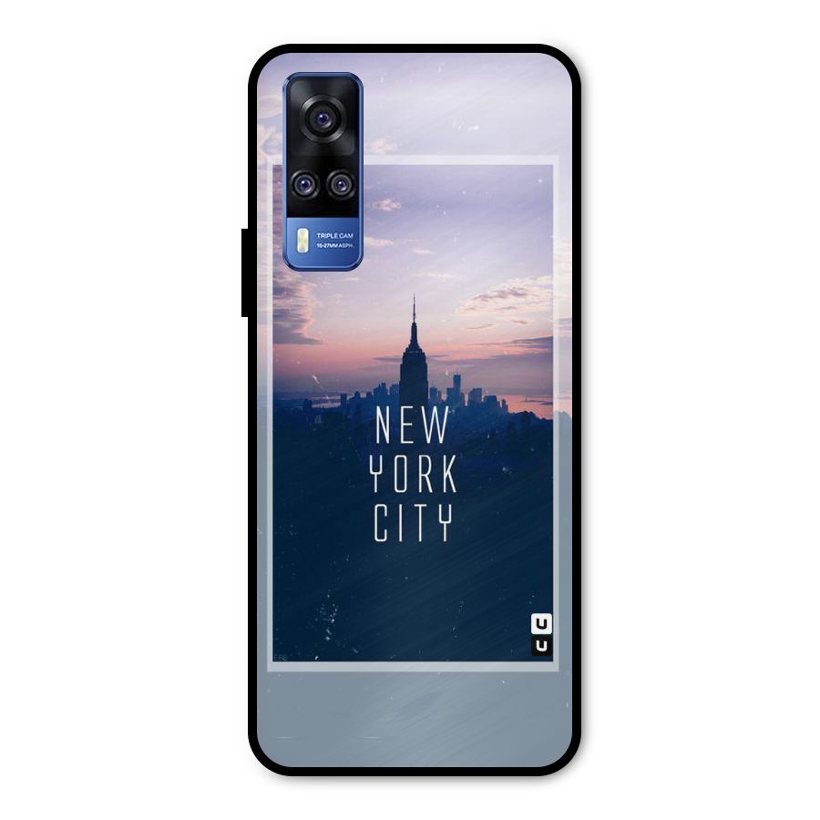 Sleepless City Metal Back Case for Vivo Y31
