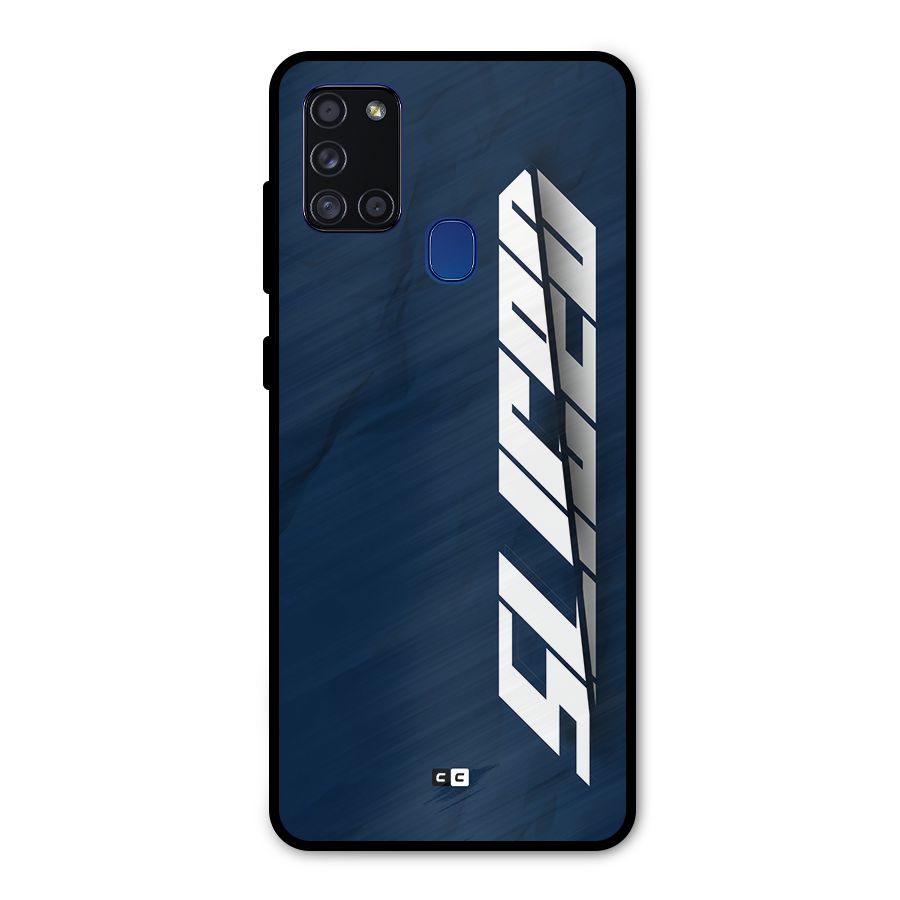 Sliced Now Metal Back Case for Galaxy A21s