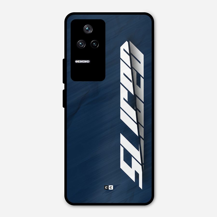 Sliced Now Metal Back Case for Poco F4 5G