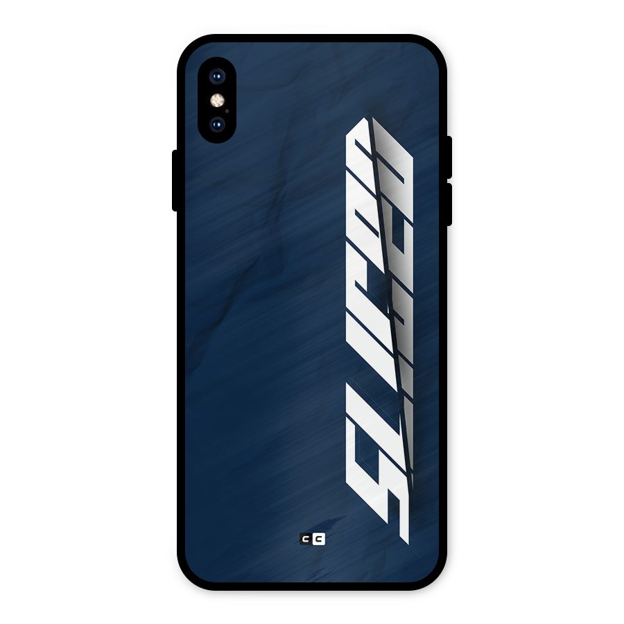 Sliced Now Metal Back Case for iPhone XS Max
