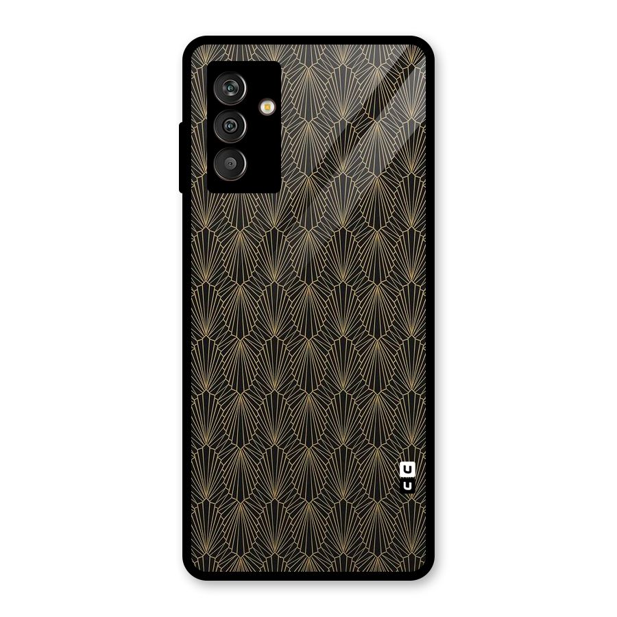 Small Hills Lines Glass Back Case for Galaxy M13