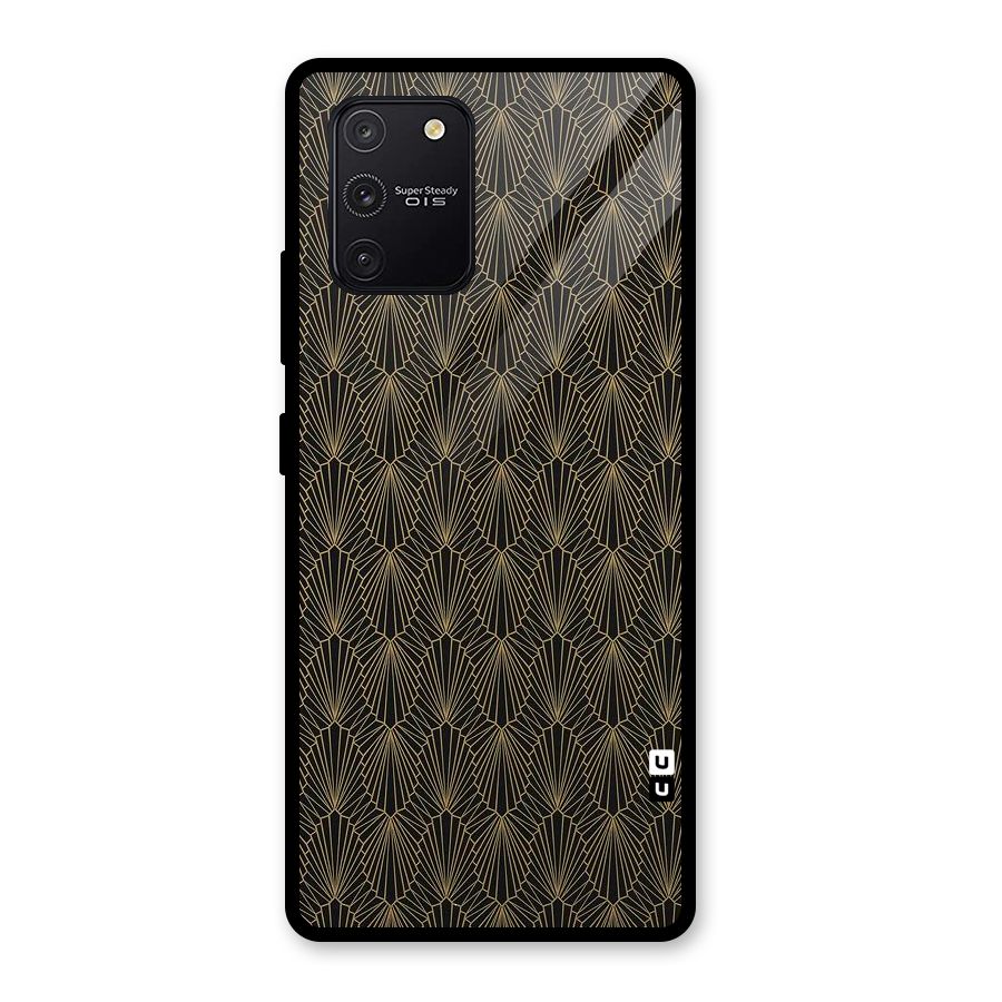 Small Hills Lines Glass Back Case for Galaxy S10 Lite