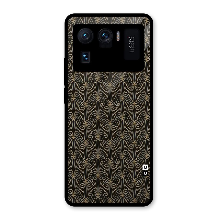 Small Hills Lines Glass Back Case for Mi 11 Ultra