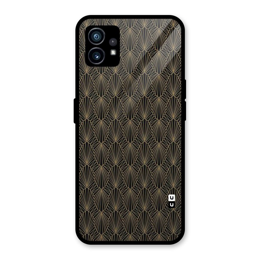 Small Hills Lines Glass Back Case for Nothing Phone 1