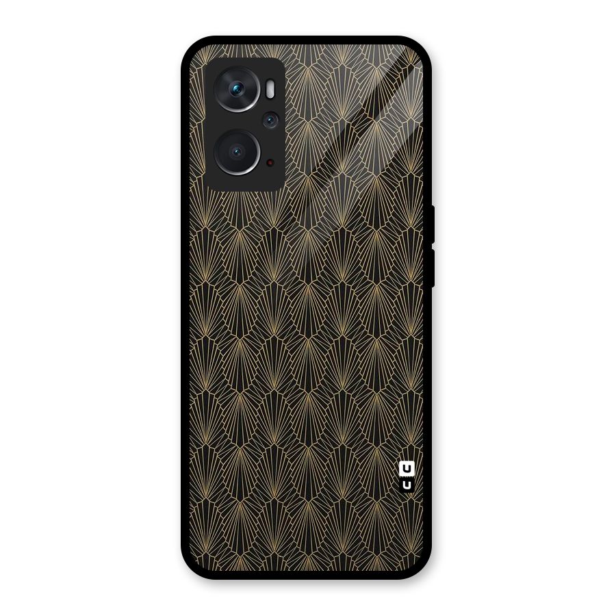 Small Hills Lines Glass Back Case for Oppo K10 4G