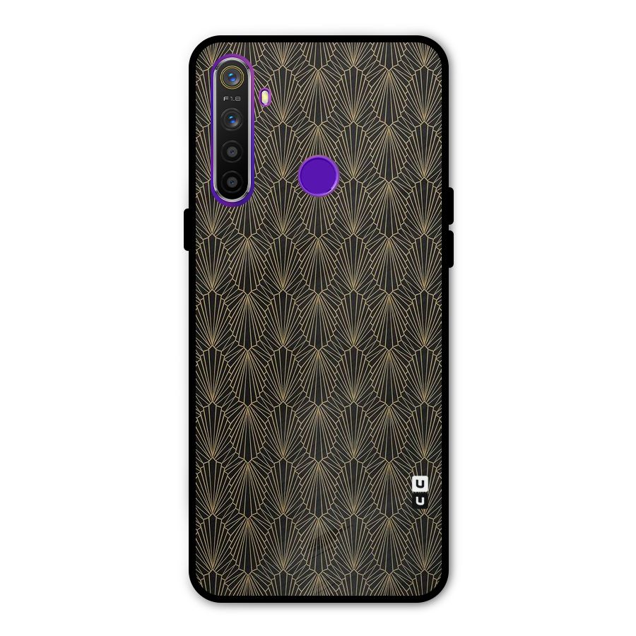 Small Hills Lines Glass Back Case for Realme 5s