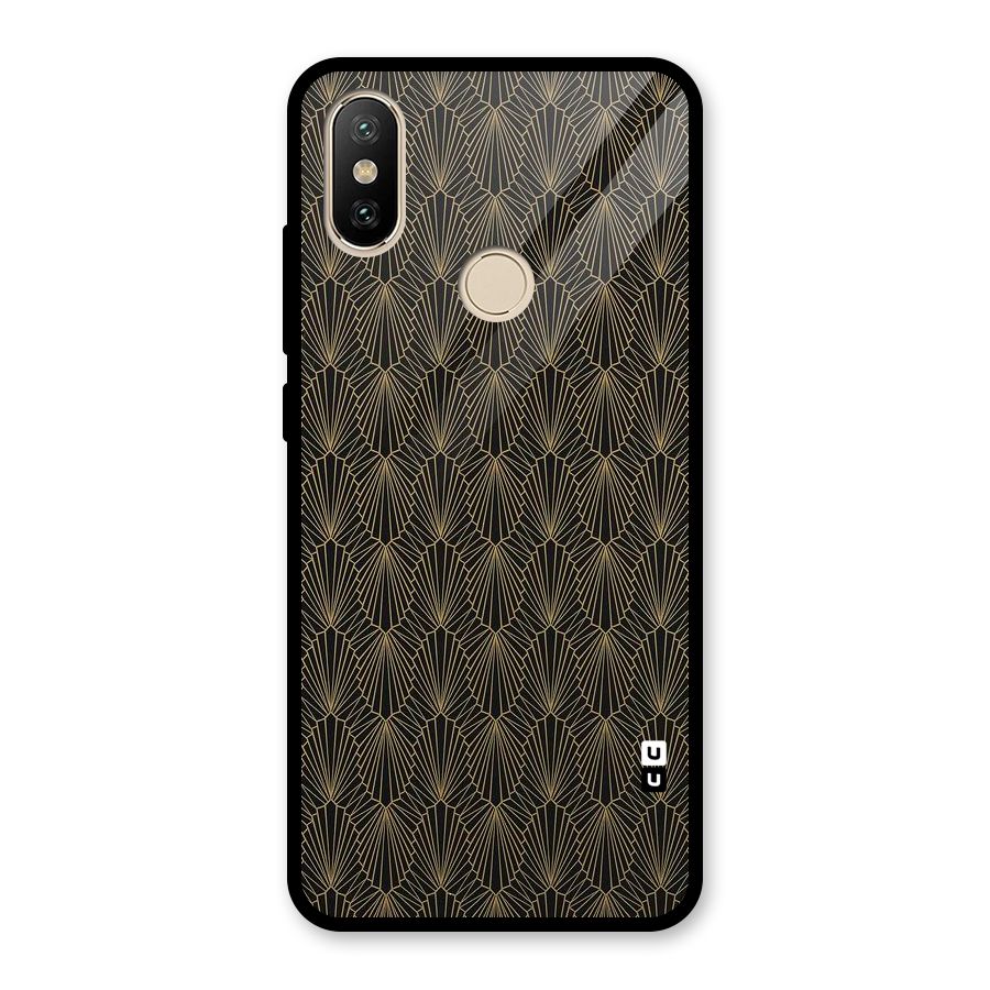 Small Hills Lines Glass Back Case for Redmi A2