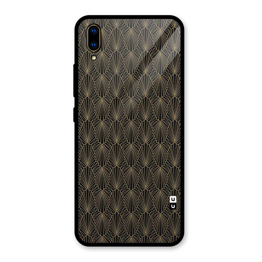 Small Hills Lines Glass Back Case for Vivo V11 Pro
