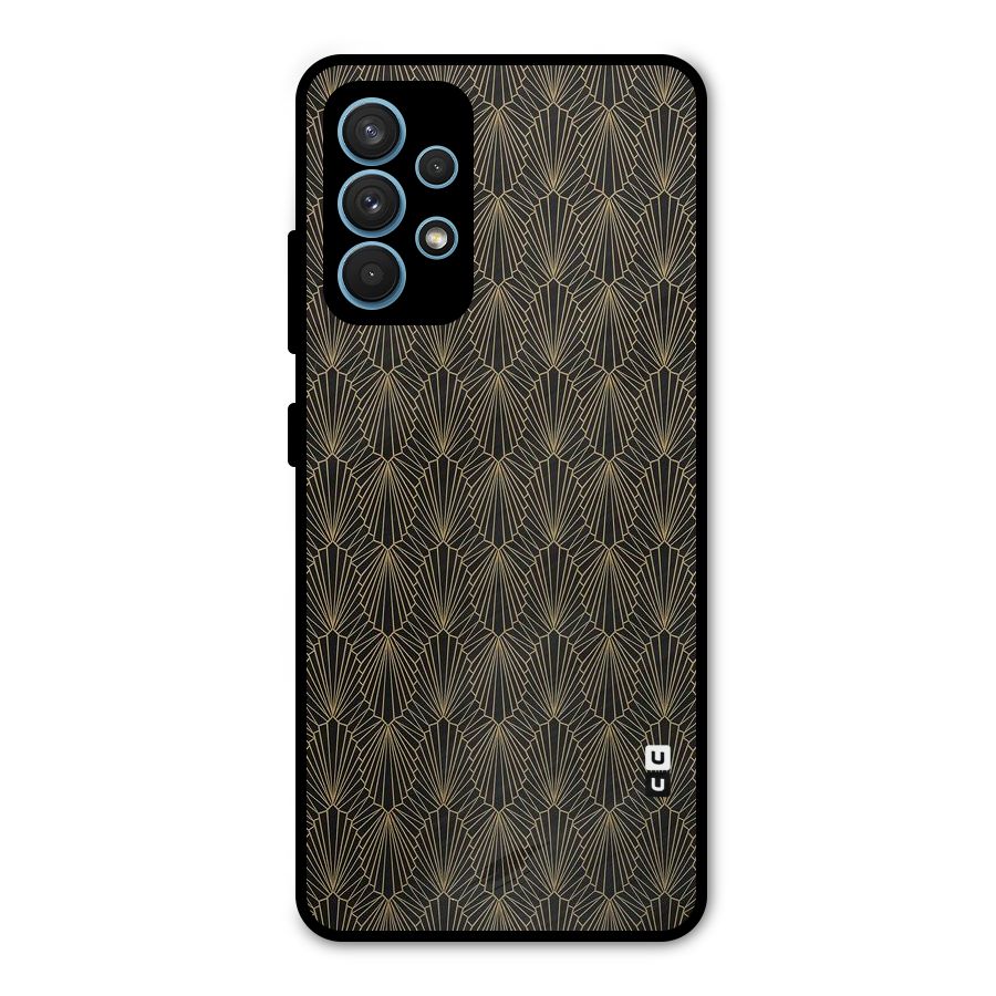 Small Hills Lines Metal Back Case for Galaxy A32
