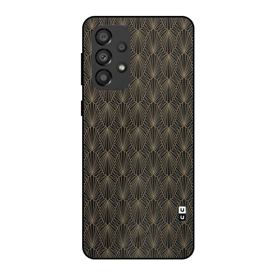 Small Hills Lines Metal Back Case for Galaxy A33 5G