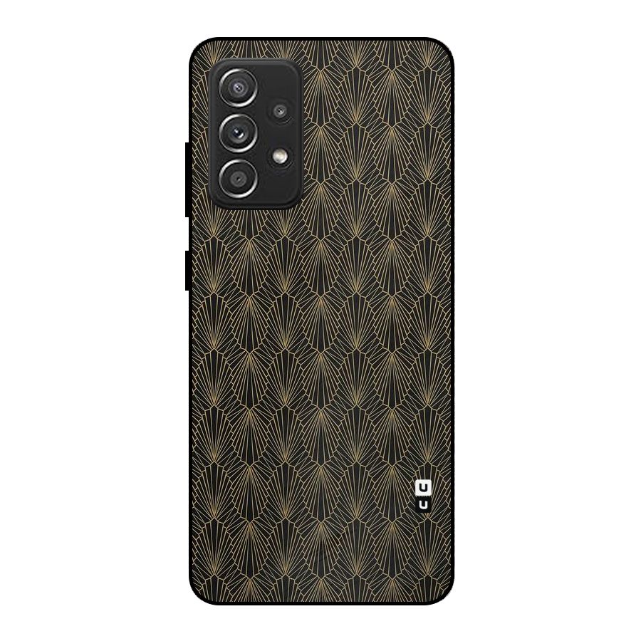 Small Hills Lines Metal Back Case for Galaxy A52s 5G