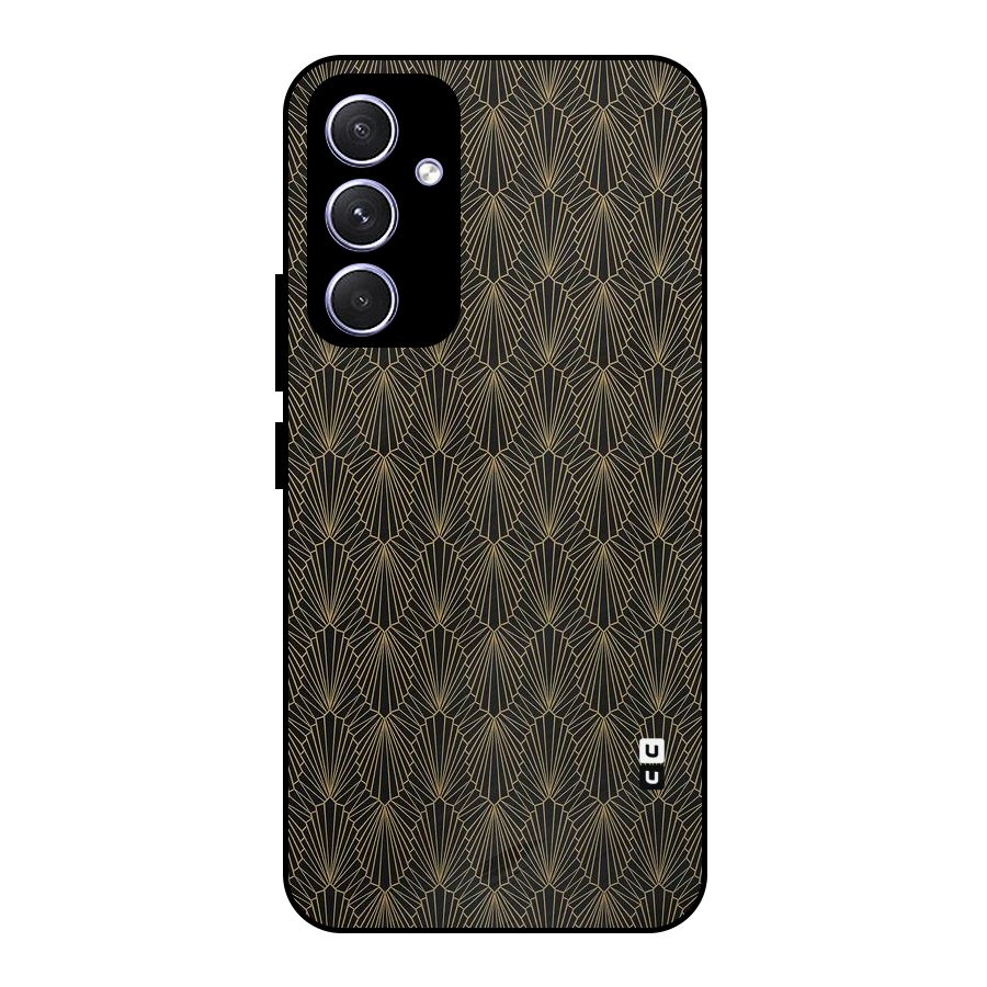Small Hills Lines Metal Back Case for Galaxy A54