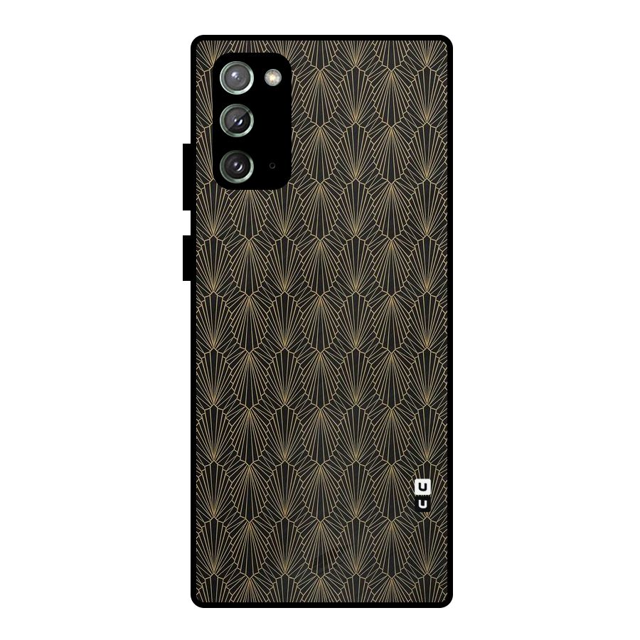 Small Hills Lines Metal Back Case for Galaxy Note 20