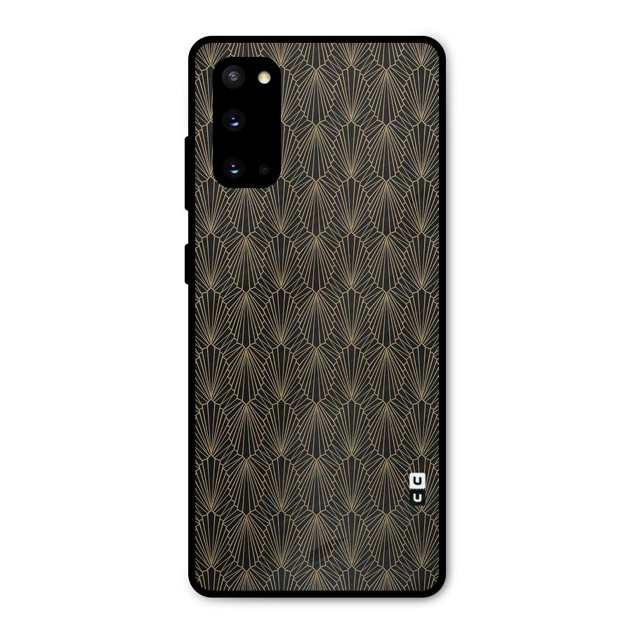 Small Hills Lines Metal Back Case for Galaxy S20