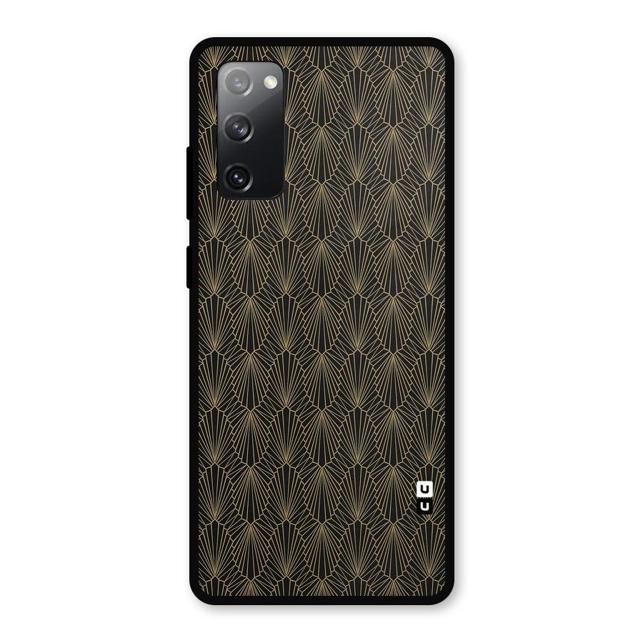 Small Hills Lines Metal Back Case for Galaxy S20 FE