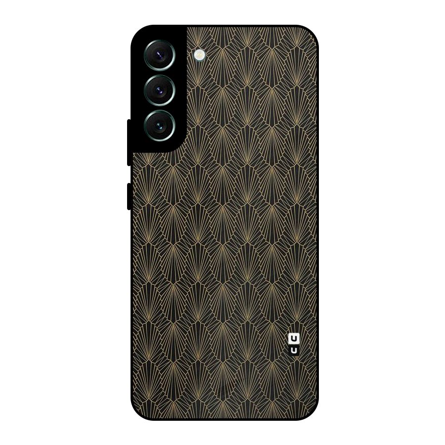 Small Hills Lines Metal Back Case for Galaxy S22 Plus 5G