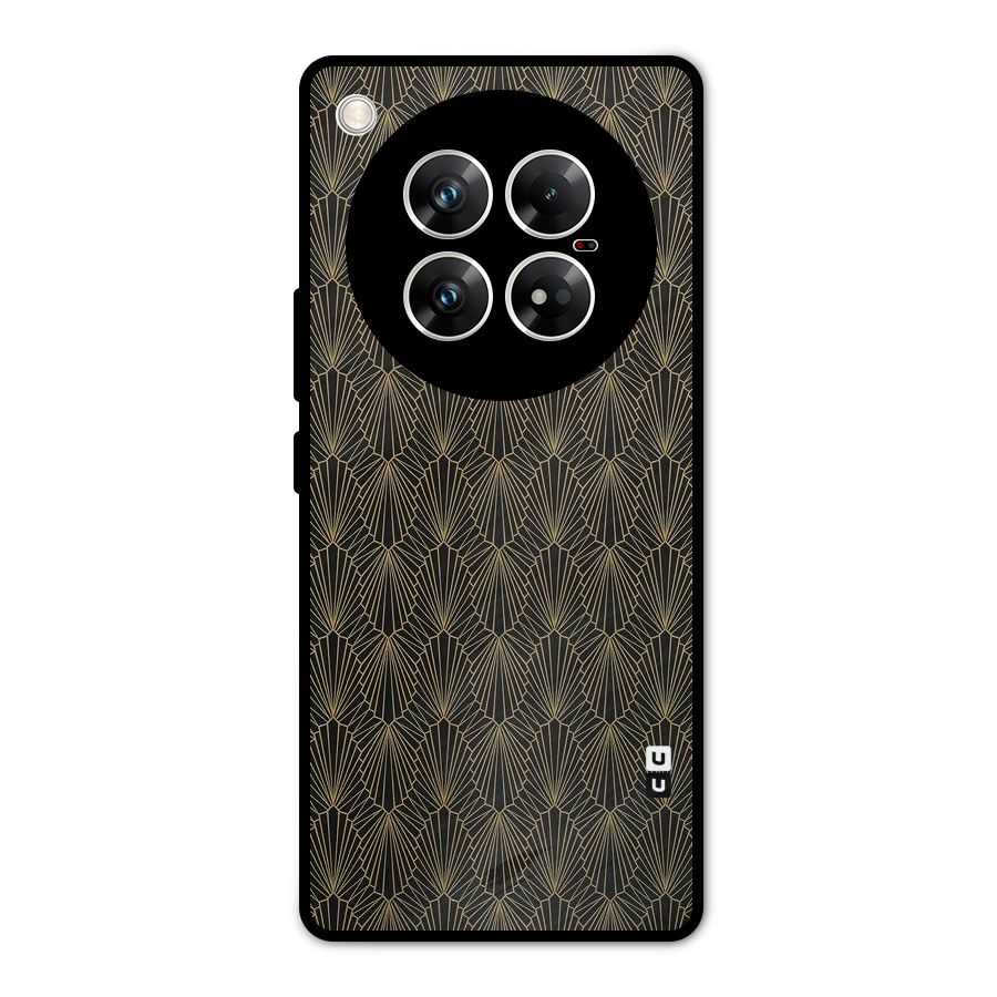 Small Hills Lines Metal Back Case for Infinix Zero 40 5G