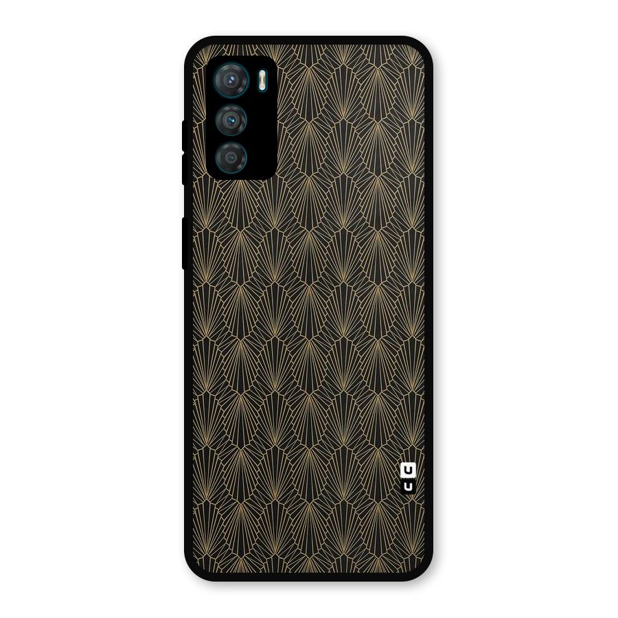 Small Hills Lines Metal Back Case for Moto G42