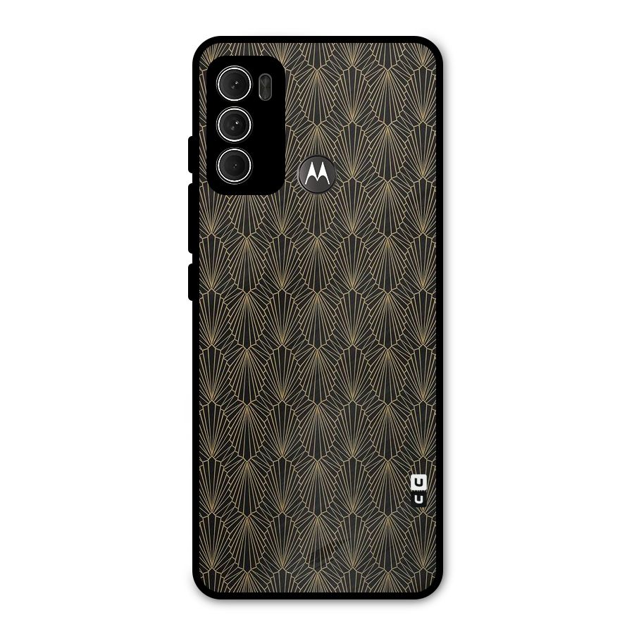 Small Hills Lines Metal Back Case for Moto G60