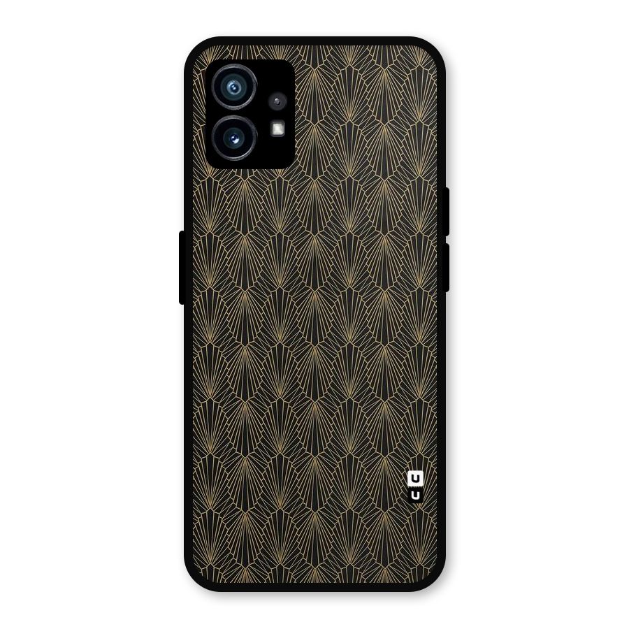 Small Hills Lines Metal Back Case for Nothing Phone 1