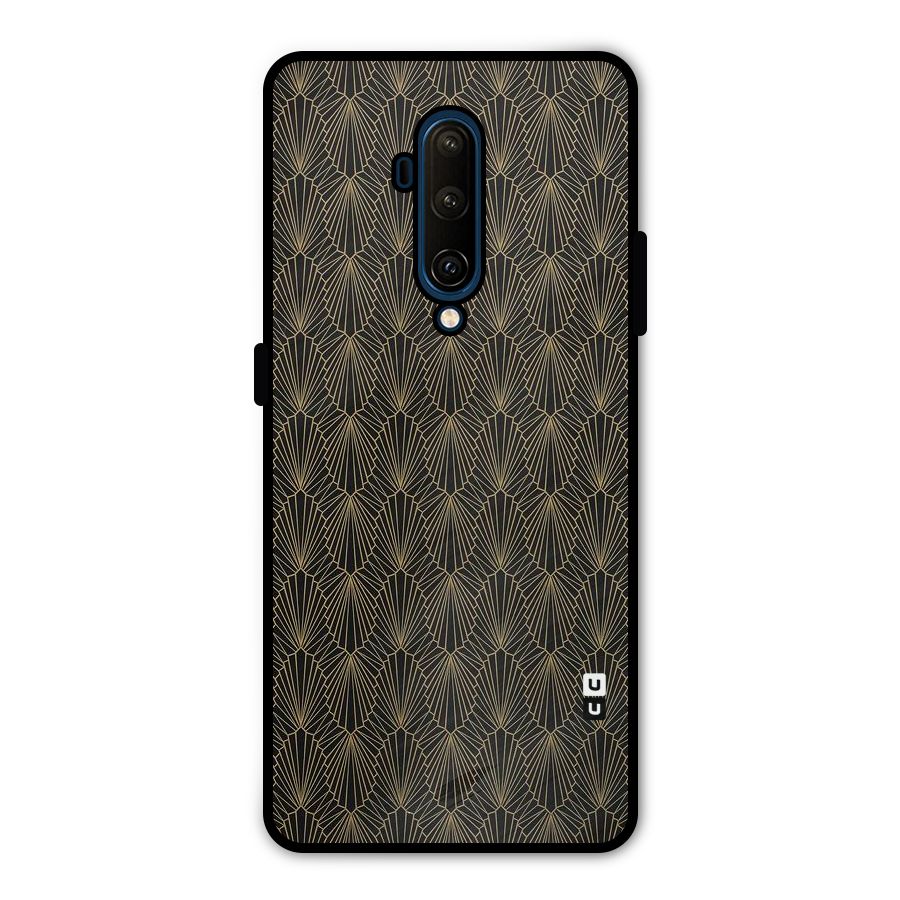 Small Hills Lines Metal Back Case for OnePlus 7T Pro